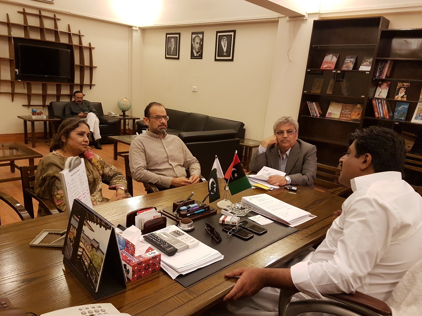 PHA Chairman & Senior Vice Chairman meeting with Minister Tourism & Culture Sindh