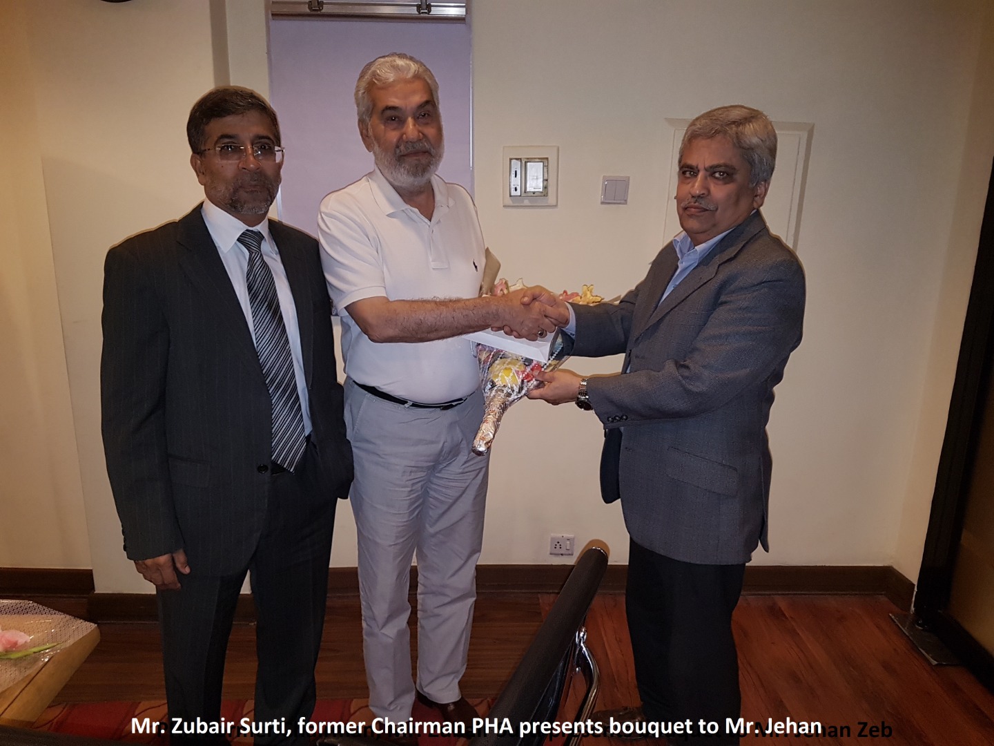 PHA arranged a Farewell in honor of its retiring SVC Mr. Jehan Zeb at Karachi Marriott Hotel