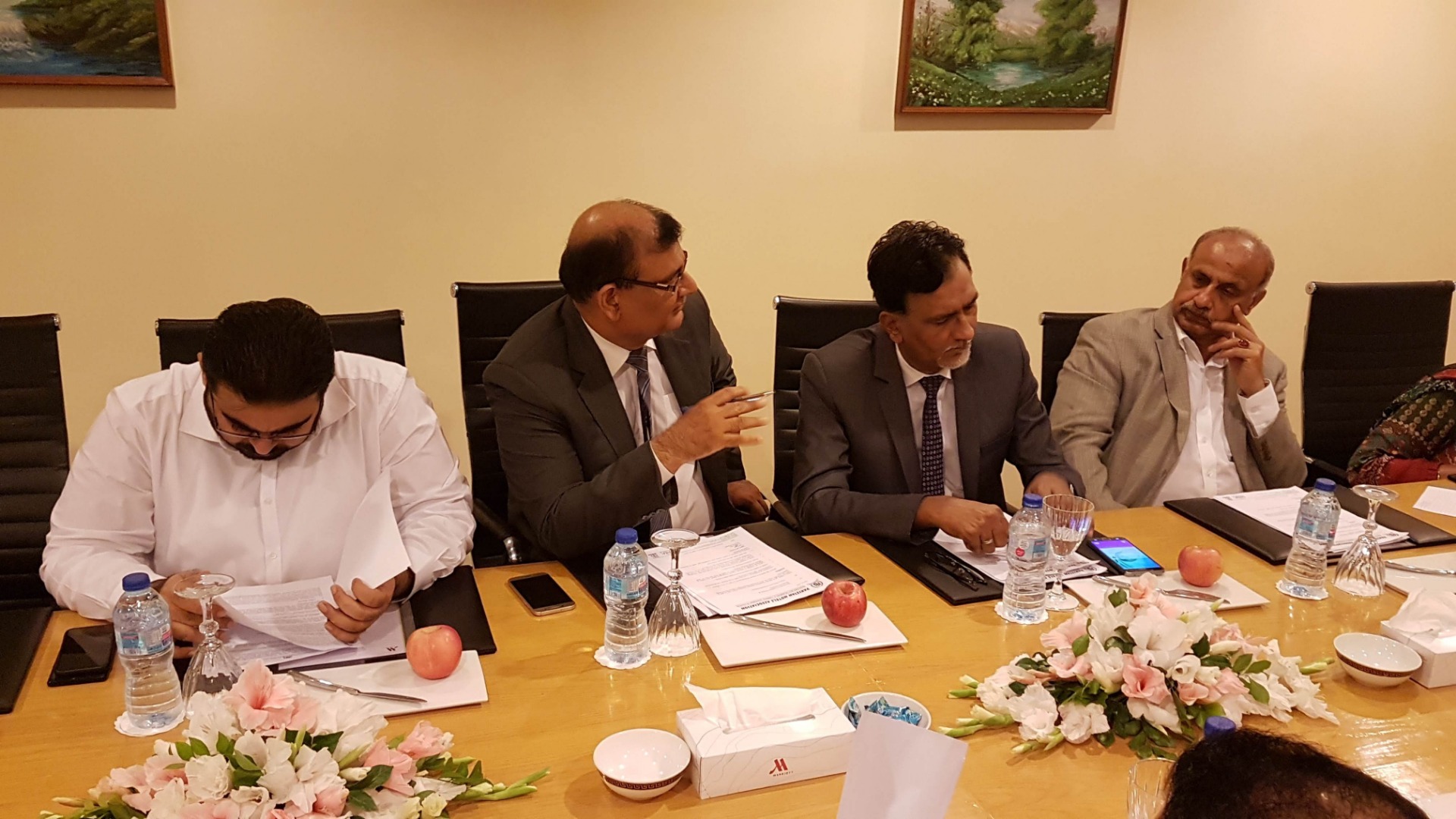 PHA Executive Committee Meeting held on August 02, 2019 at Karachi Marriott Hotel 