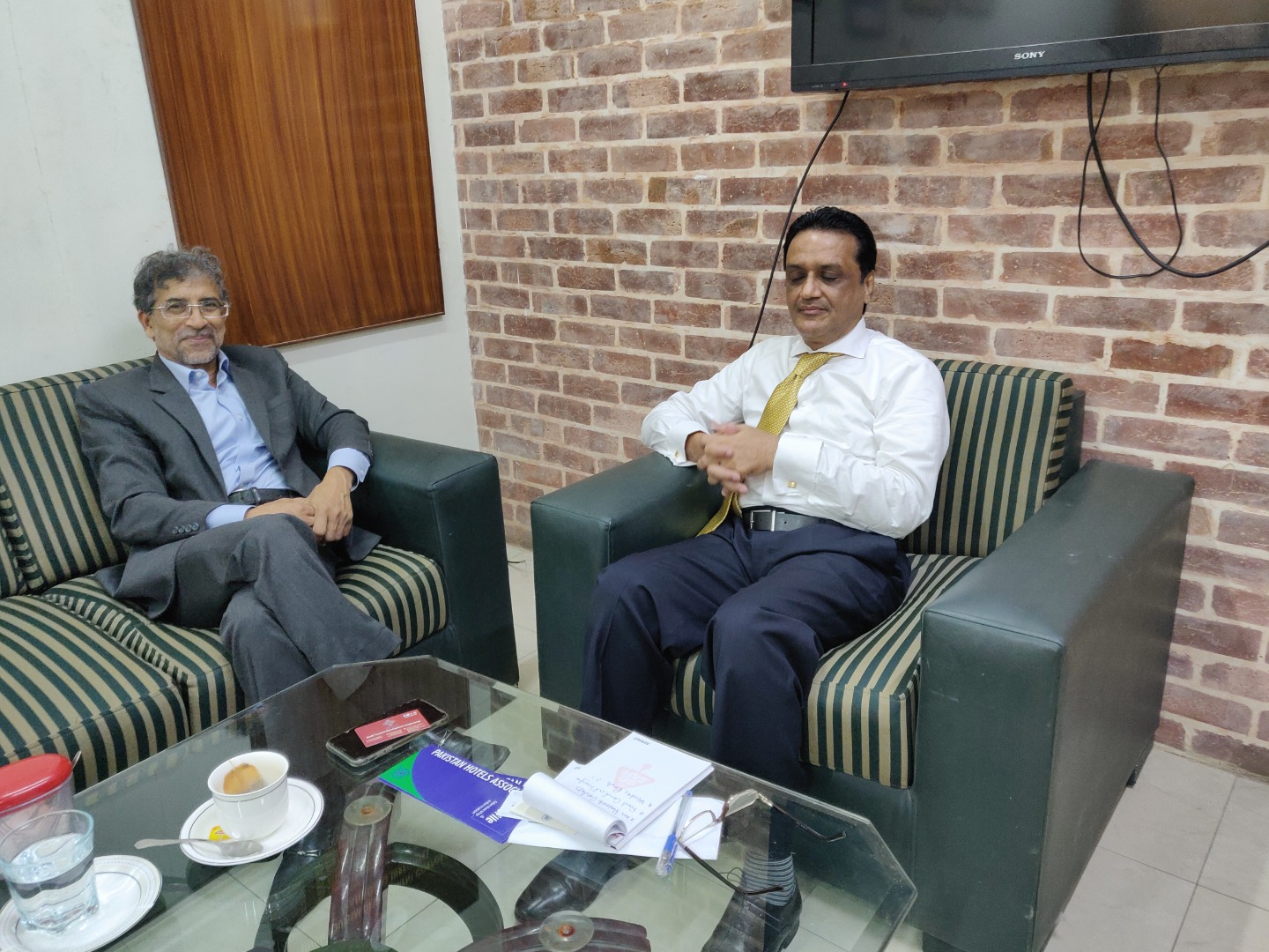PHA Chairman's meeting with Mr. Feyaz Ali Shah, M.D. Sindh Tourism Development Corporation